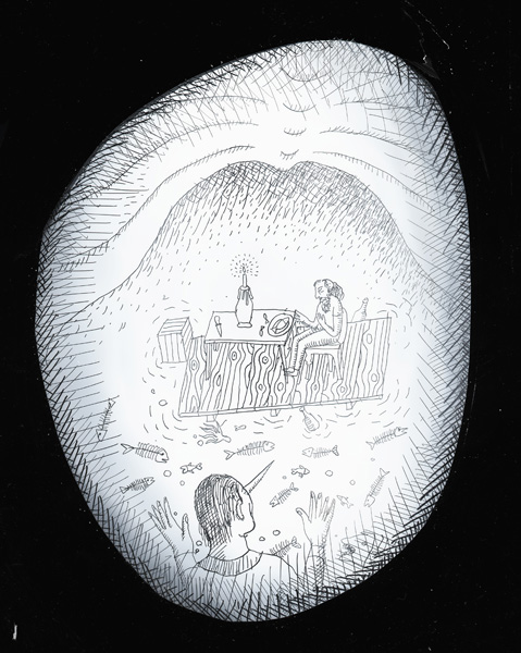 Ilustração para As Aventuras de Pinóquio, 2013, Cliché Verre